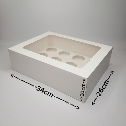 Cupcake-Boxen für 12 ; 10-er & 5er Set
