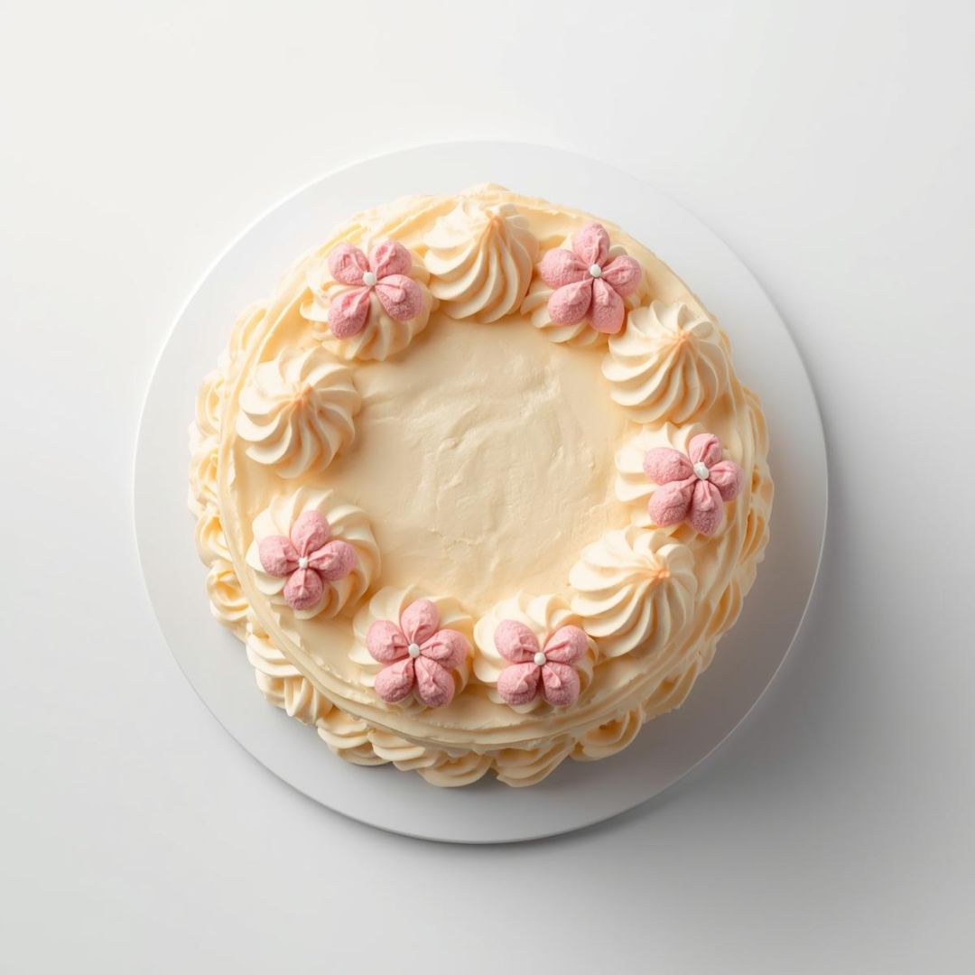 Tortenplatten ø 25 cm, 1cm, 5 Stück, Schneeweiß