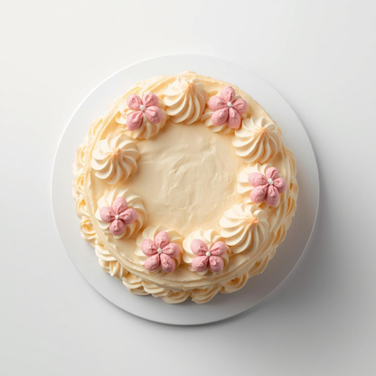 Tortenplatten ø 25 cm, 1cm, 5 Stück, Schneeweiß