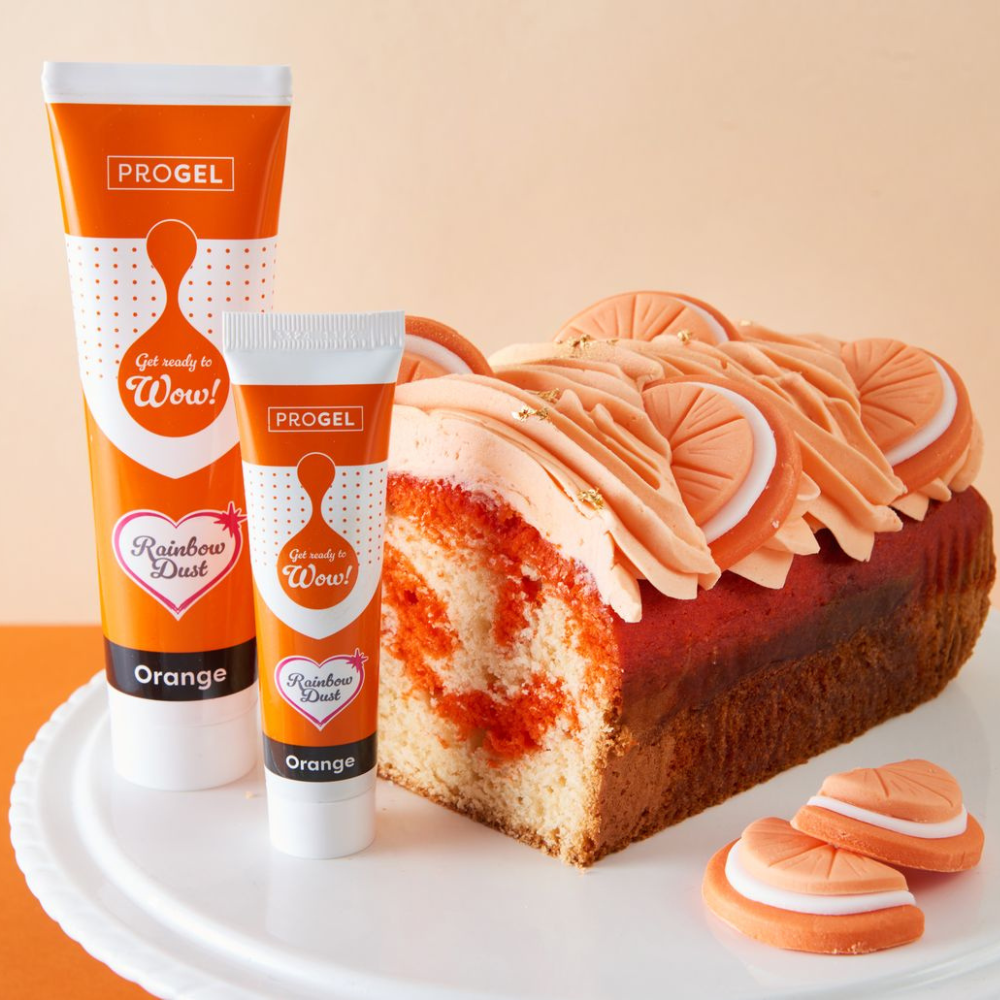 NEU! Rainbow Dust ProGel Orange 100g