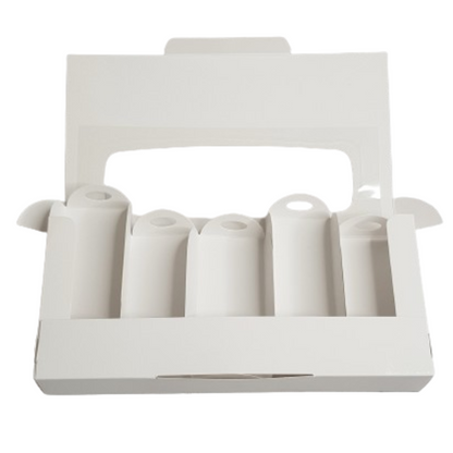 Karton mit Fenster 25,5 x 12 x 3,5 cm, 5 Stück 10038