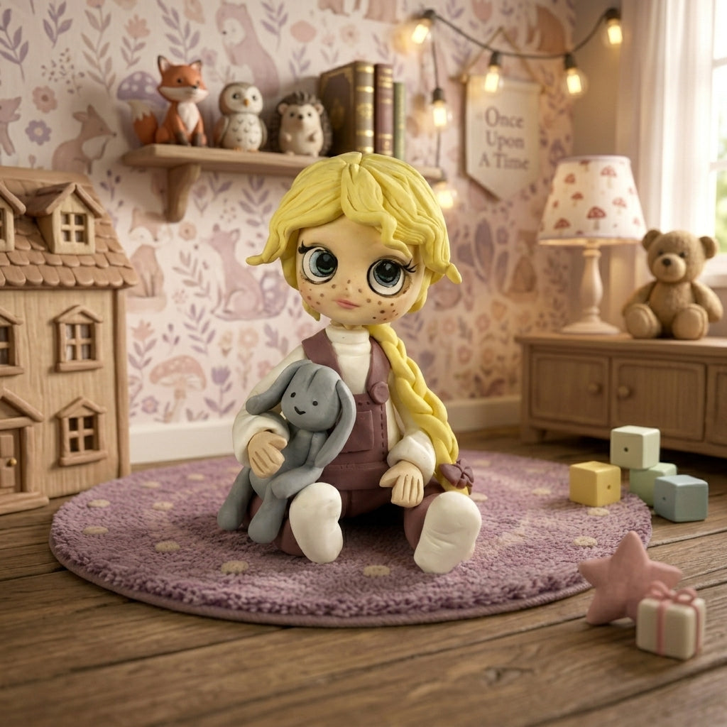 Dekorative Fondantfigur Girl