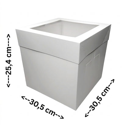 Tortenkarton 30.5 x 30.5 x 25.4 cm, 1 Stück