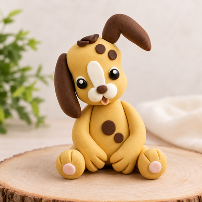 Dekorative Fondantfigur Hund