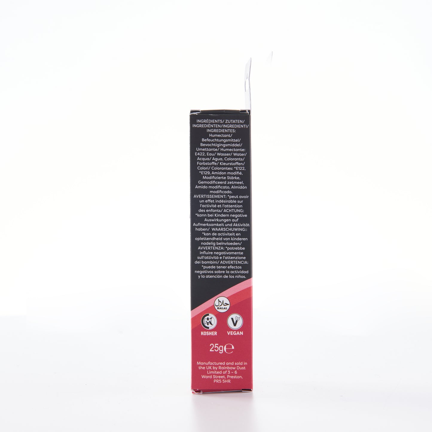 NEW! Rainbow Dust ProGel Raspberry 25ml