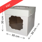 Sonderangebot (-10%) Tortenkartons 25 Stück, 30 cm x 30 cm x 30 cm 10028