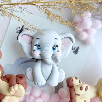 Silikonform Mini Tiere 5stk. Set 2D 30158