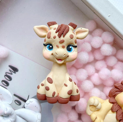 Silikonform Mini Tiere 5stk. Set 2D 30158