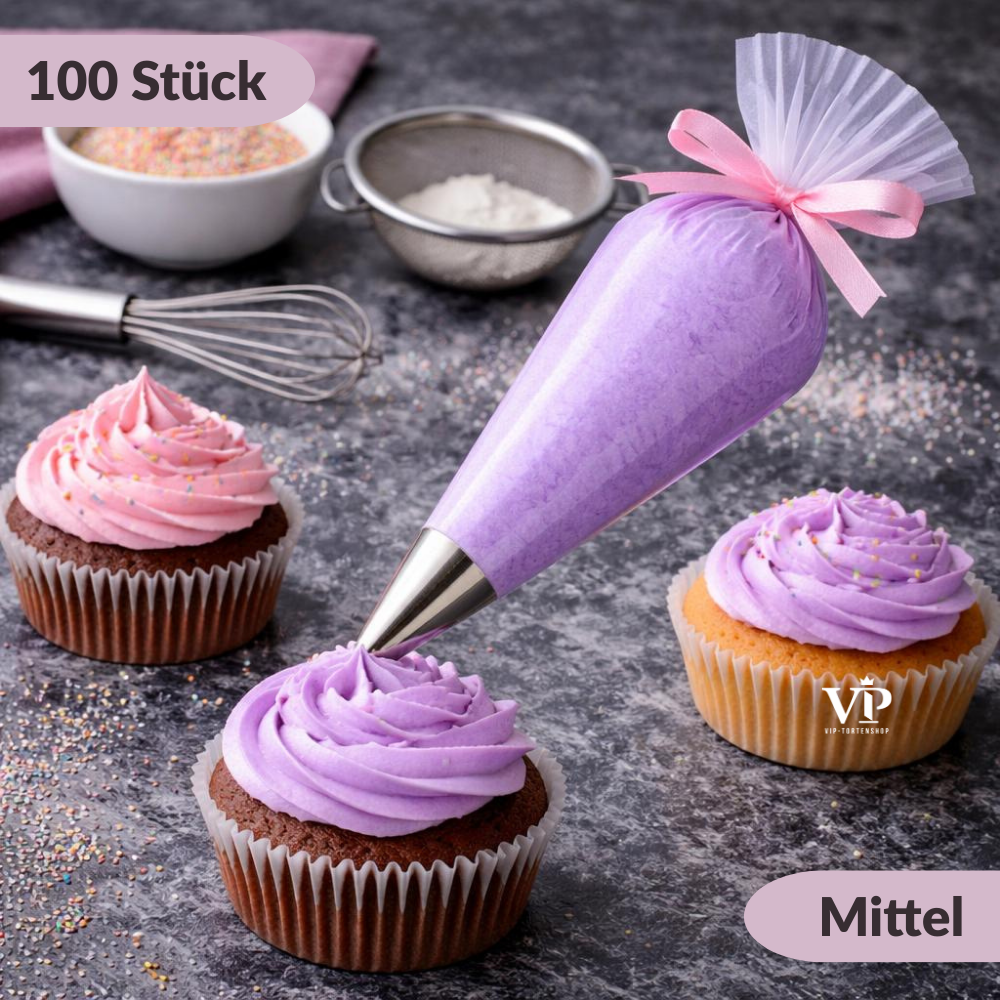 90002 100 Stk. Einweg Spritzbeutel medium 37,5 cm