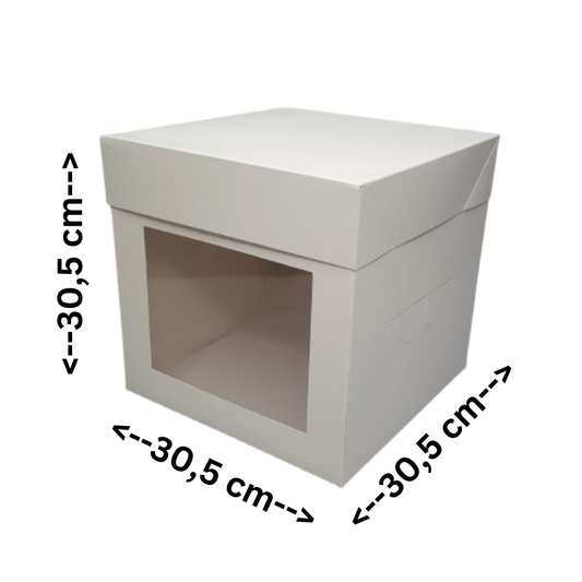 Tortenkarton 5 Stück 30,5 x 30,5 x 30,5 cm + 3mm Cake Board Card weiß 10074
