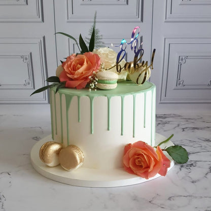 Tortenplatten ø 25 cm, 1cm, 5 Stück, Schneeweiß