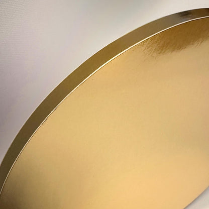 NEU! Tortenplatten ø 25 cm, 1cm, 5 Stück, Gold