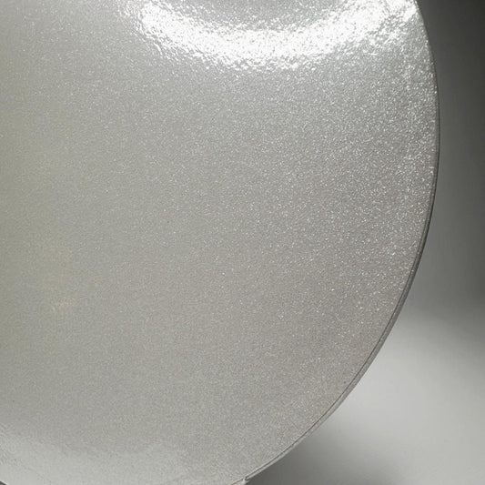 Tortenplatten ø 30.5 cm, 1.2cm, Weiß/Glitzer, 1 Stück