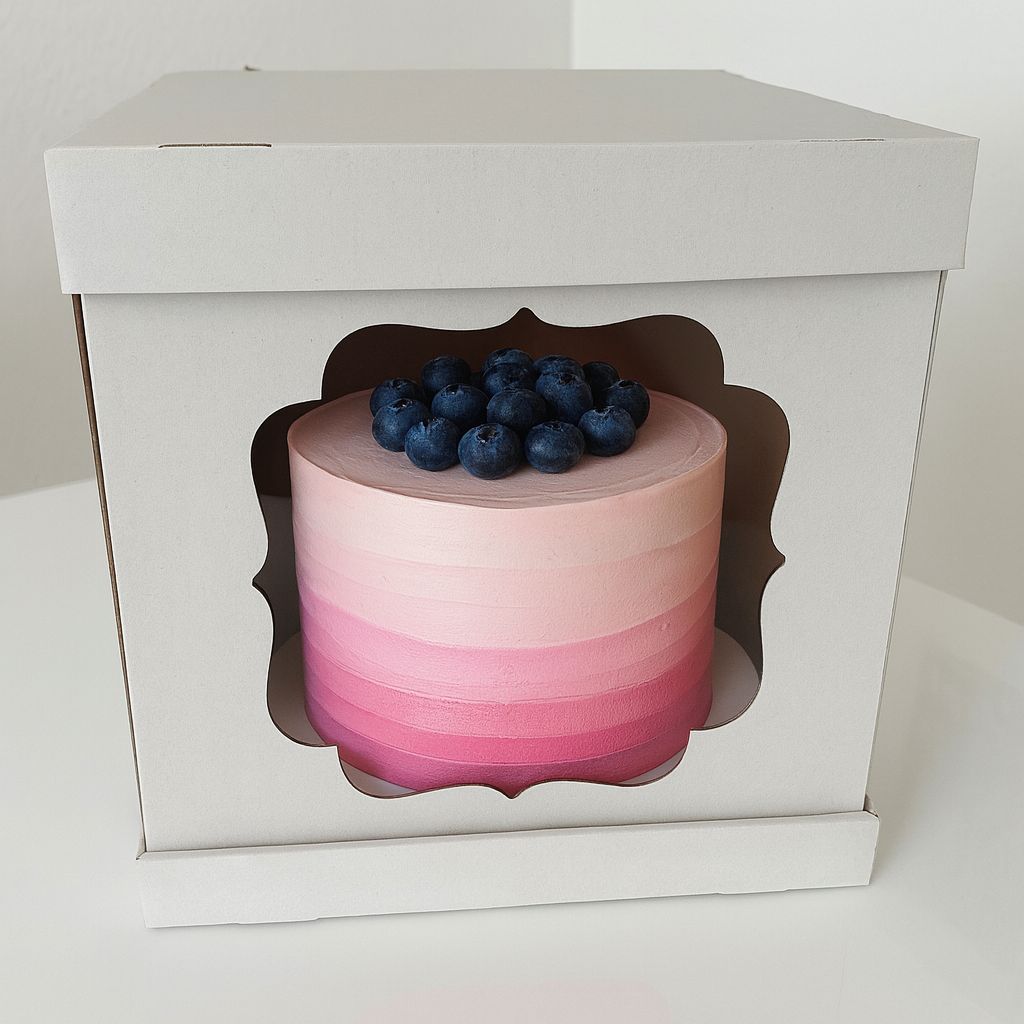 Tortenkartons 5 Stück, 32 cm x 32 cm x 35 cm 10014