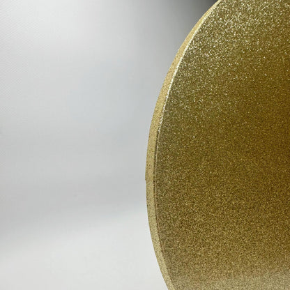 Tortenplatten ø 30.5 cm, 1.2cm, Gold/Glitzer, 1 Stück