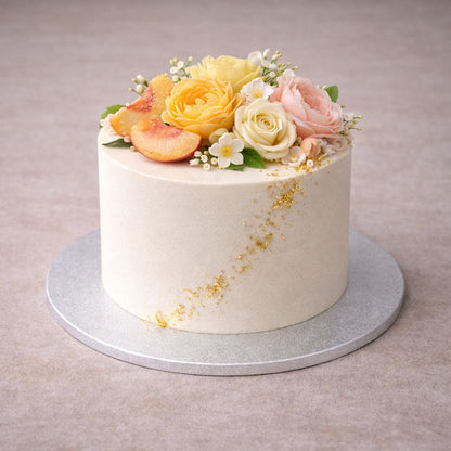 Tortenplatten ø 25.4 cm, 1.2cm, Silber, 5 Stück