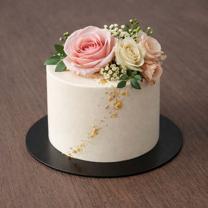 Tortenplatten ø 25 cm, 3mm, Schwarz, 5 Stück