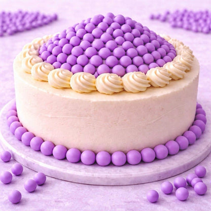 Zuckerperlen Lila 10mm, 100g