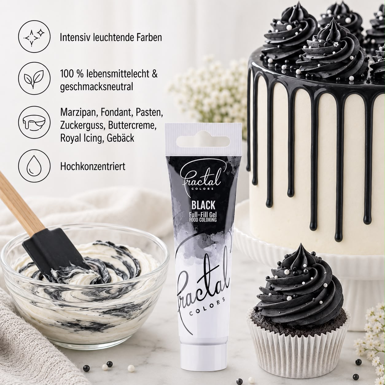 Fractal Colors Full-Fill Schwarz 30g