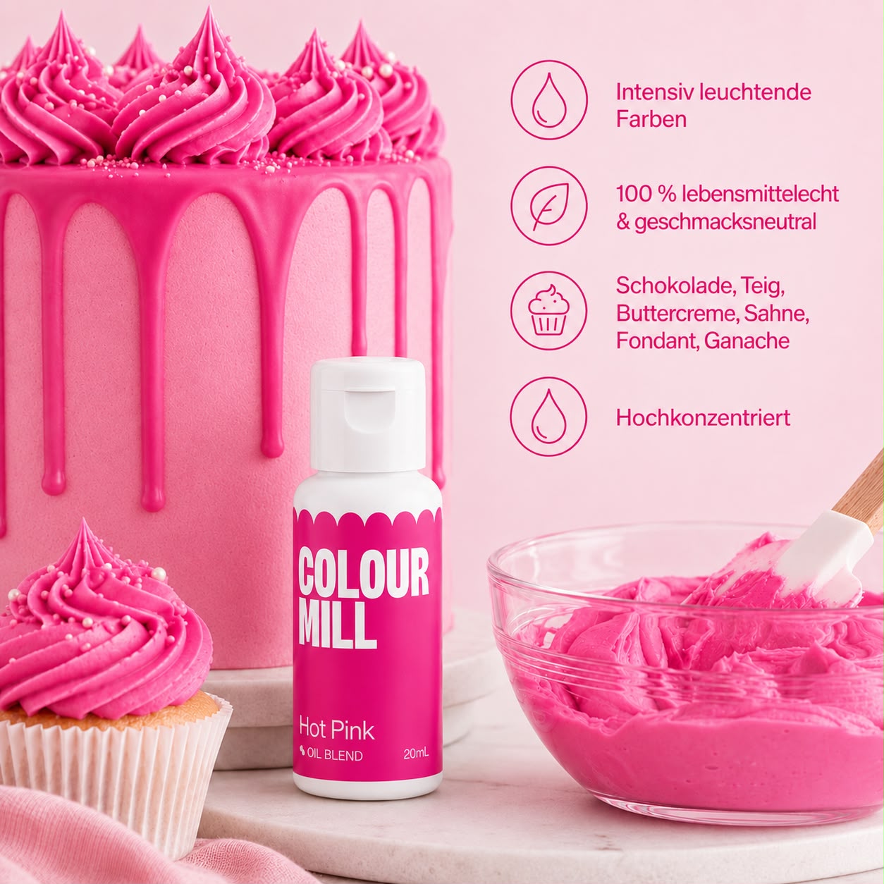 Colour Mill Hot Pink 20ml