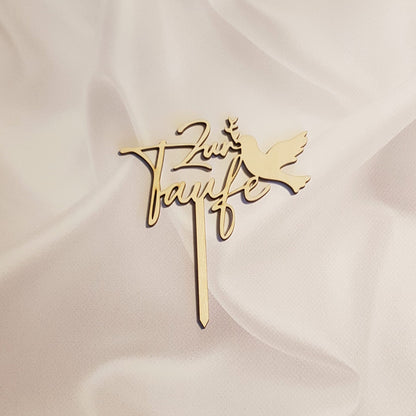 Holz Topper Zur Taufe 100001