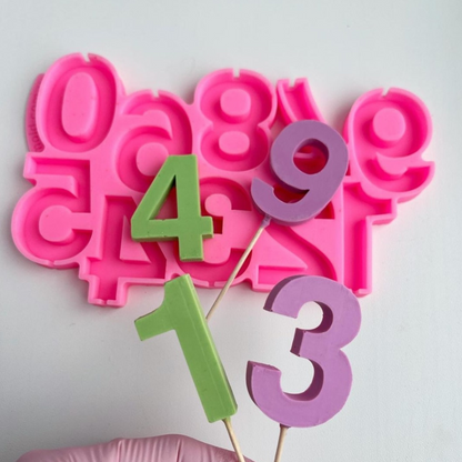 Silikonform Zahlen 30013