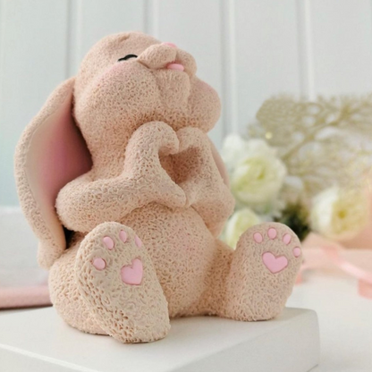 Silikonform Hase mit Herz 30015