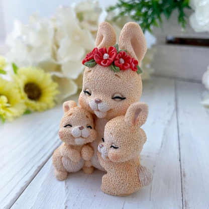 Silikonform 3 Hasen 30018