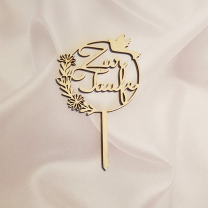 Holz Topper Zur Taufe 100002