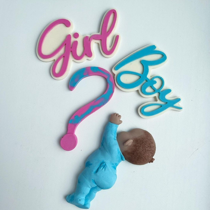 Silikonform Boy or Girl 30020