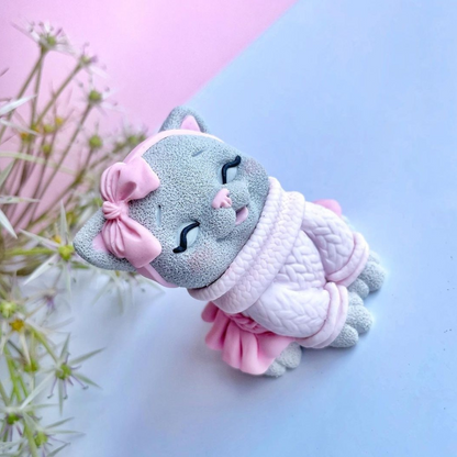 Silikonform lächelndes Kätzchen 30023