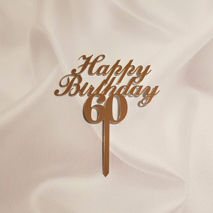 Acryl Topper Happy Birthday 60 100026