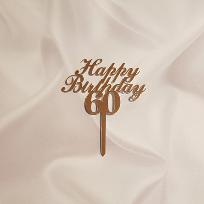 Acryl Topper Happy Birthday 60 100026