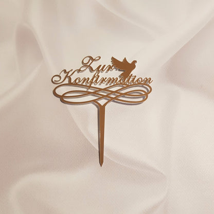Acryl Topper Zur Konfirmation 100028