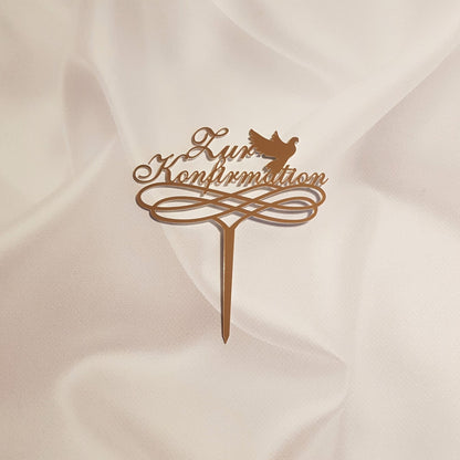 Acryl Topper Zur Konfirmation 100028
