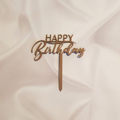 Acryl Topper Happy Birthday 100038