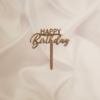 Acryl Topper Happy Birthday 100038