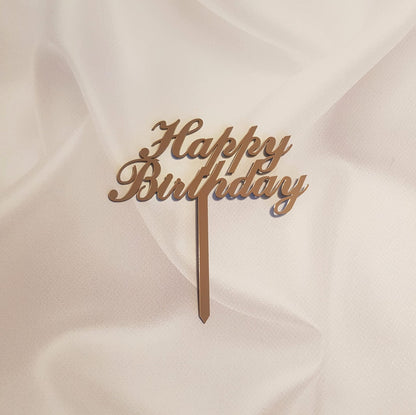 Acryl Topper Happy Birthday 100040