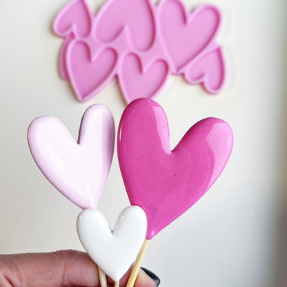 Silikonform Herzen 30040