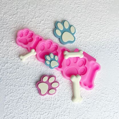 Silikonform Hundepfoten 30045
