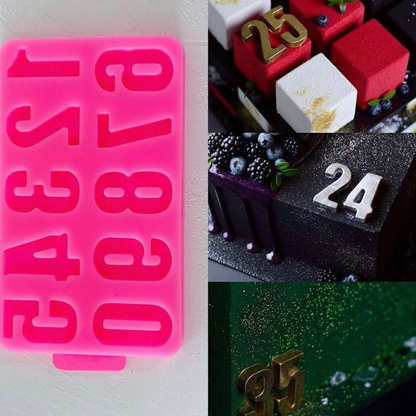 Silikonform Zahlen 30047