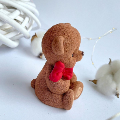 Silikonform Teddybär mit Fliege 30049