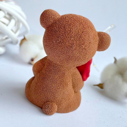 Silikonform Teddybär mit Fliege 30049