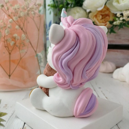 Silikonform Einhorn mit Teddy 30050