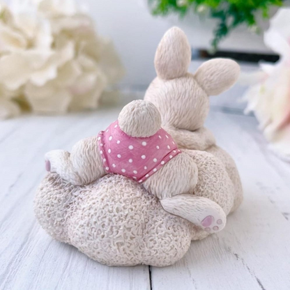 Silikonform Hase auf Wolke 30060