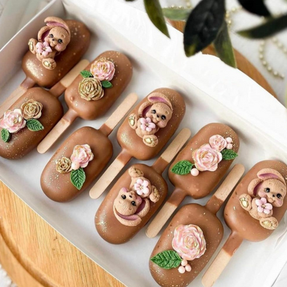 Silikonform vier kleine Hasen pack 30067