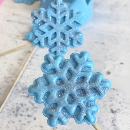 Silikonform Schneeflocken 30072