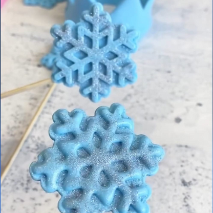 Silikonform Schneeflocken 30072