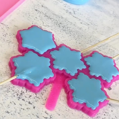 Silikonform Schneeflocken 30072