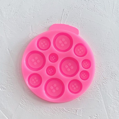 Silikonform Knöpfe 30073